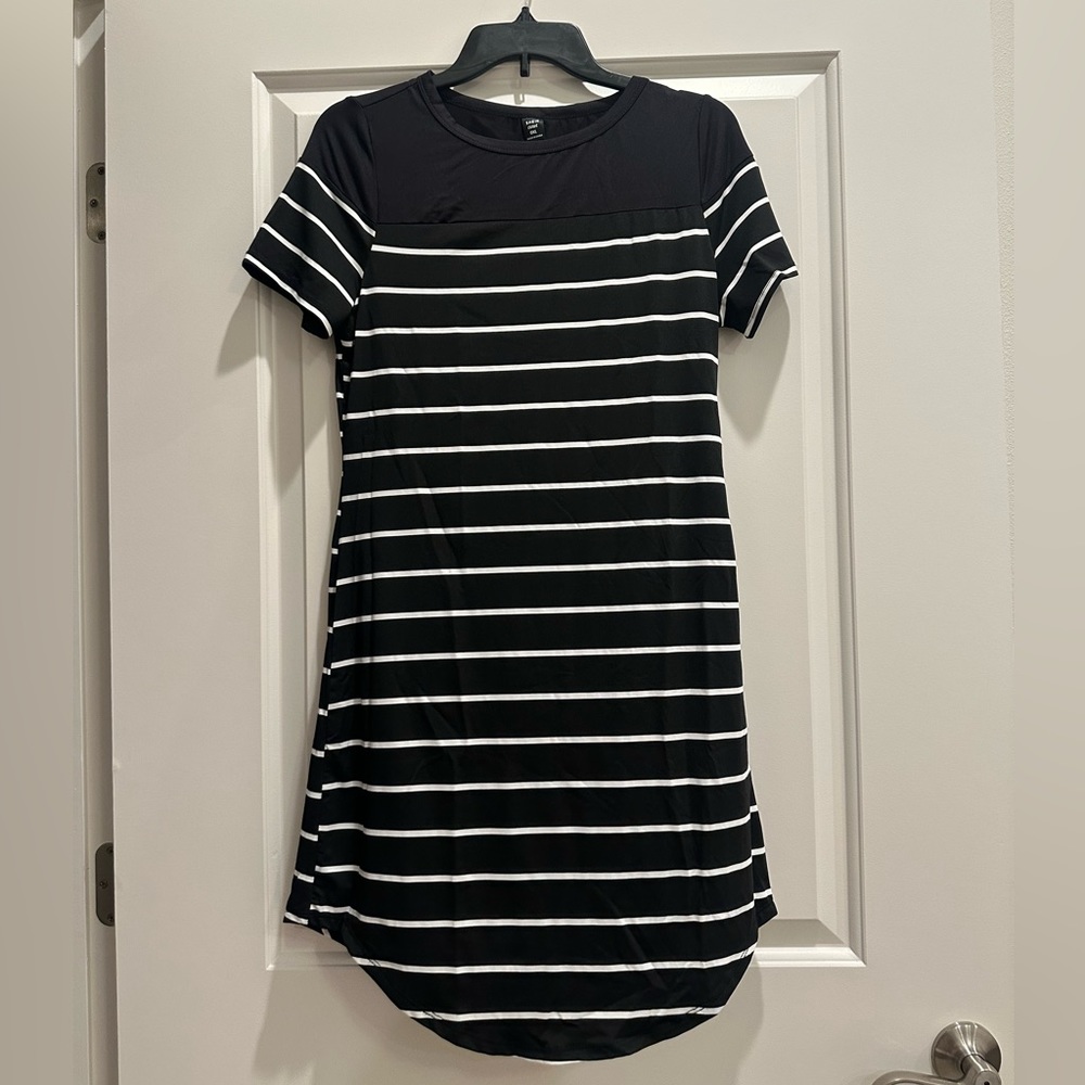 New Shein Stripped Hem Dress 0XL